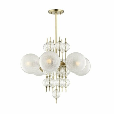 HUDSON VALLEY Calypso 6 Light Chandelier 6427-AGB